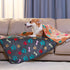 1 Pack 6 Blankets for Dog Cat, Soft Fluffy Fleece Pet Blanket, Warm Cute Print Design for Puppy Kitten (Medium, 30"x20")
