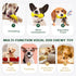 Indestructible Squeaky Dog Chew Toys for Aggressive Chewers, Tough Durable Food Grade Toys for Medium Large Breeds