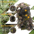 Ghillie Camouflage Leafy Hat, Camo 3D Leaf Face Mask, Full Coverage Breathable Hunting Accessories