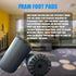 High Density Foam Roller, Replacement Foam Foot Pads for Home Gym Exercise Machines, Leather 7’’