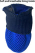 Dog Shoes Soft and Lightweight with Breathability - Set of 4 Size X-Small Blue for Spring Summer and Fall