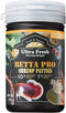 Ultra Fresh Betta Fish Food, Pro Shrimp Patties with 50% Sword Prawns, All Natural Protein for Healthy Development