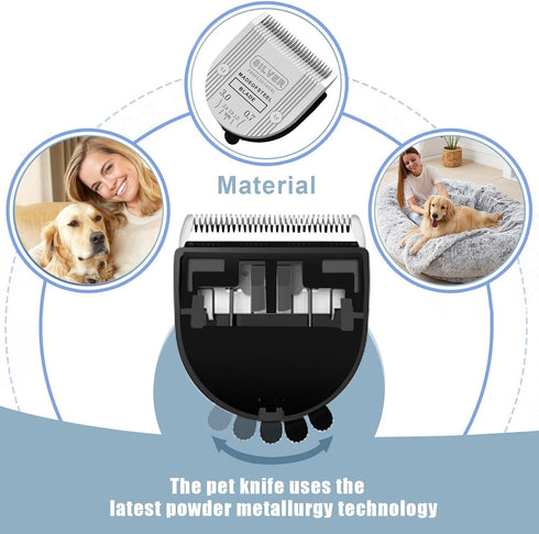 2PCS Adjustable 5 in 1 Replacement Blades, Compatible with Wahl 5 in 1 Clipper Bravura, Chromado, Creativa, Figura