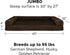 Furhaven Orthopedic Dog Bed for Large Dogs, Removable Bolsters, Washable Cover, Plush Suede Sofa, Espresso, Jumbo/XL