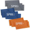 SPRI Flat Bands 3-Pack, Resistance Band Kit Set with 3 Levels for Strength Training and Body Workout