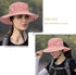Women's Summer Sun Hat, Beach Hat with Wide Brim, Outdoor UV Protection, Packable Mesh Bucket Hat