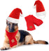 Rypet Dog Santa Hat and Scarf, Christmas Costumes for Large Dogs, Pet Santa Hat and Christmas Scarf
