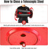 1pack) Doseno Upgraded Foldable Stool Thickened, Portable Collapsible Stool Retractable Stool for Fishing, Hiking