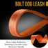 OneTigris Bolt Short Traffic Dog Leash for Small Medium Large Dogs (Orange, M)