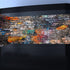 Graffiti Brick Wall Aquarium Background, Art Theme Fish Tank Background 48X18IN