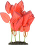 Marina Naturals Red Foreground Silk Plant, Small Fish Tank Decoration Mimicking Live Aquarium Plants