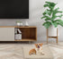 Ultra Soft Pet Stroller Pad for Small Medium Dogs, Cat Dog Mattress Mat 21"X12" Folding Removable Cushion, Beige