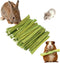 Jwizyotr Rabbit Chew Sticks 30PCS Guinea Pig Chew Toys Bunny Treats Natural Papaya