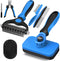 Augwind 7 in 1 Pet Grooming Kit - Dog&Cat Comb, Deshedding Brush, Nail