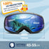 Kids Ski Goggles, Snow Ski Goggles for Youth and Teens Boys and Girls Ages 5-14