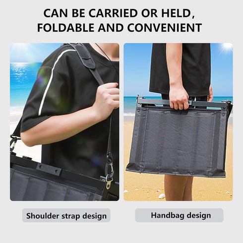 CHIQUERID Portable Stadium Seat with Back Support, Folding Bleacher Chair with Cushion, Cup Holders, Storage Pockets