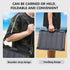 CHIQUERID Portable Stadium Seat with Back Support, Folding Bleacher Chair with Cushion, Cup Holders, Storage Pockets