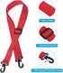 PATIKIL Ski Boot Carrier Strap - 2 Pack Adjustable Shoulder Sling for Snowboard Boots, Red