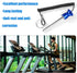 Magnetic Weight Stack Pin - Universal Weight Rack Pin Replacement with Elastic Cord, Fitness Gym Performance Pin Drop