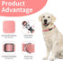 Modern Stylish Nylon Dog Training Replacement Collars, 2-Pack 3/4" Wide 27" Length for Small Medium Large Dogs (Pink