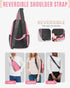 HESEE Backpack, Crossbody Sling Bag for Women & Men, Waterproof Sling Lightweight Shoulder Chest Bag for Hiking, Travel