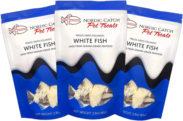 Nordic Catch Freeze Dried Fish Pet Treats from Iceland - Pure, All