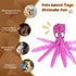 3 Pack Dog Toys for Small Medium Large Dogs - No Stuffing Crinkle Plush Chew Toys for Aggressive Chewers (Octopus)