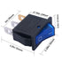 Twidec 5Pcs Rocker Switch Toggle AC 20A/125V, 15A/250V SPST 3 Pins ON/Off Blue LED Light Illuminated Switch