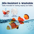 Potaroma Cat Toys Flopping Fish with SilverVine and Catnip, Moving Kitten Kicker, Floppy Wiggle Clownfish for Small Dogs