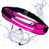 Jueachy Waterproof Running Belts for Women, Adjustable Fanny Pack Waist Pouch with Phone Holder and Headphone Port