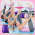 Poen 14 Pcs Pilates Ring and Ball Set for Women - Circle Ball with Stretching Strap, 8 Resistance Bands, Non-Slip Socks.