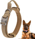 Dog Tactical Collar, Military Training Collar with Control Handle and Heavy Metal Buckle for Large Dogs