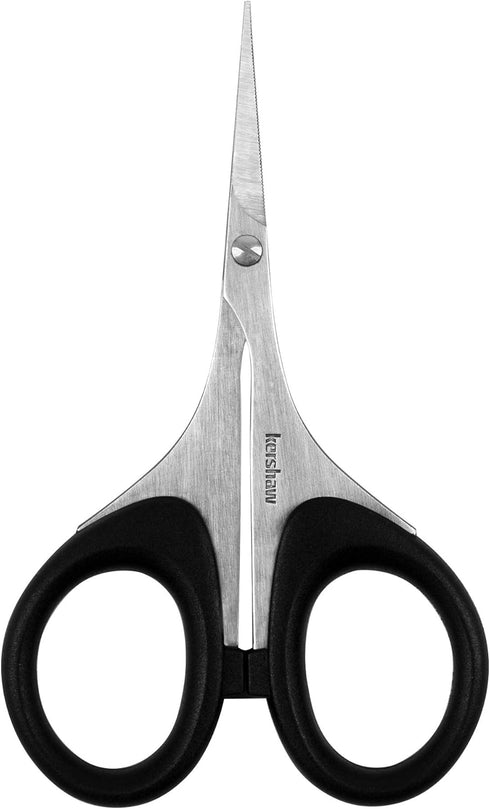 Kershaw Skeeter 3 Precision Fine Tip Scissors, Professional Grade for Fly Tying and Trimming, Black