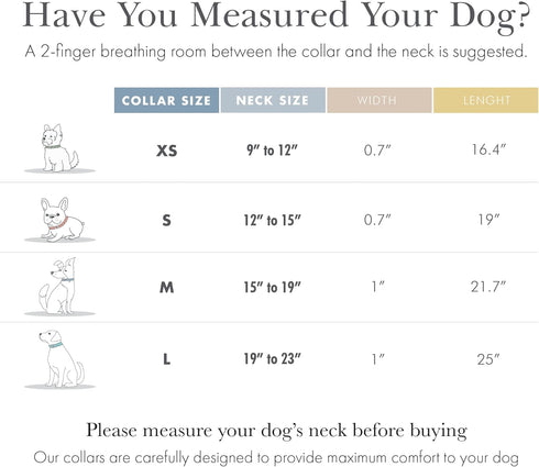 Cupertino Dog Collars, Harnesses & Leashes - Vegan Leather with Dog Tracker Device Holder, Adjustable (Small, Beige)
