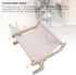 Phefop Hammock Cat Window Perch Modern Wooden Cat Foldable Pet Bed with Sturdy Structure for Windowsill Bedside Drawer