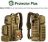Pack Protector Plus Tactical Sling Bag Military MOLLE Crossbody (Patch Included)