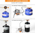 Odoland 3500W/6800W Windproof Camp Stove with Fuel Canister Adapter, Portable Collapsible Burner