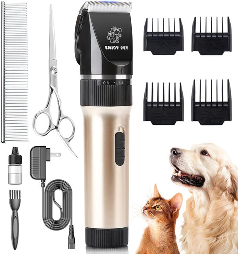 Dog Clippers for Grooming, Low Noise Dog Grooming Clippers, Cordless Dog Hair