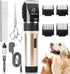 Dog Clippers for Grooming, Low Noise Dog Grooming Clippers, Cordless Dog Hair