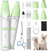 Dog Grooming Kit with LED Light, Low Noise Rechargeable 4 in 1