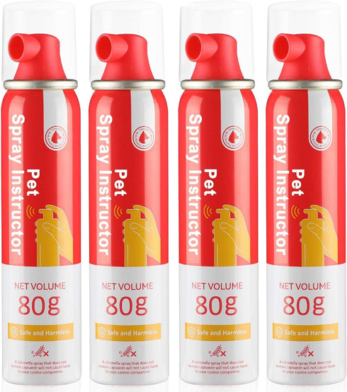 Corrector Spray Dog Trainer, 80ml 4 Pack to Stop Barking, Food Stealing, and Unwanted Dog Behavior, Safe Formula