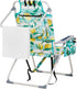 Pinikuyiro Backpack 5 Folding Tall Beach Chair with Positions, Towel bar, Storage Pouch, Cup Holder,Folding Beach