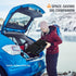 Ski Bag and Boot Bag Combo - Padded Ski Carrier Bag for Air Travel, Fits Skis Up to 200 CM