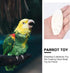 12pcs Bird Cuttlebone Chew Toy, Cuttlefish Bones for Parrot Cage Toys, 10cm Bird Bite Toy