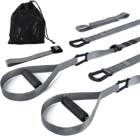 Home Training Kit, Trainer Bands for Home Gym, Travel, and Outdoor Exercise Straps