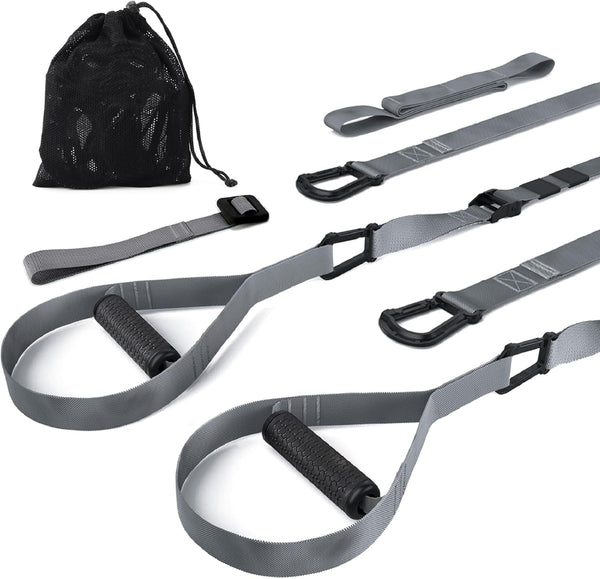 Home Training Kit, Trainer Bands for Home Gym, Travel, and Outdoor Exercise Straps