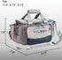 YVLEEN Fishing Tackle Box Bag, Large Outdoor Storage Bag, 100% Water-Resistant Polyester for Tackle