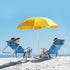 5 Backpack Folding Beach Chair, Position Portable Foldable Camping Chair with Headrest, Cup Holder, and Armrests,Blue