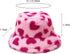 Winter Fuzzy Fluffy Bucket Hat Plush Faux Fur Fisherman Warm Hat for Women