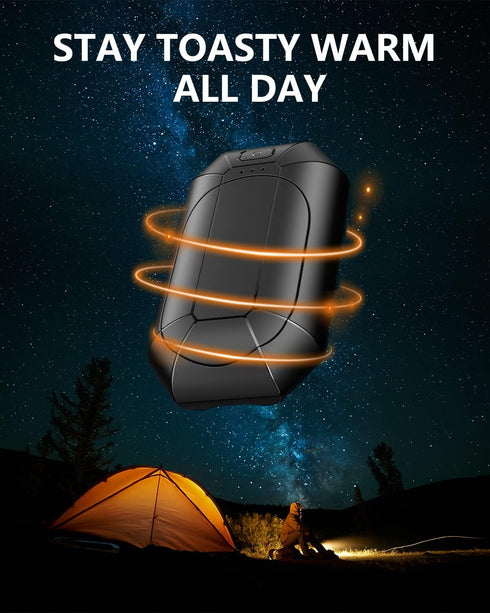 Hand Warmers Rechargeable – Dnaleao 2 Pack 4000mAh Electric Portable Pocket Heater for Outdoors, Hunting, Golf, Camping